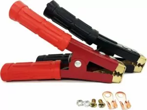 100A/800A/1500A Heavy Duty Crocodile Clamp Pure Copper Car Battery Charger Clamps Power Replacement Battery Alligator Clips Jumper Cables Clamp Welding machine clamp-M（500-800A）