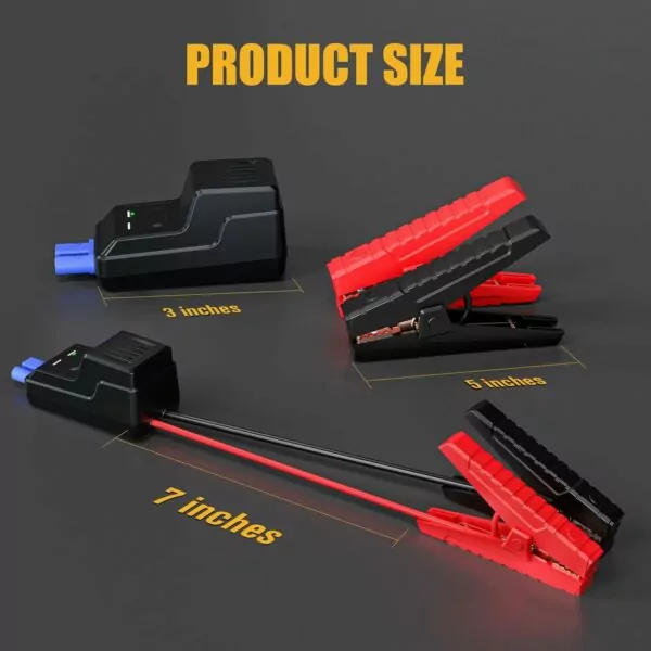 VTOMAN Portable Jumper Cable, 10 Safety Protections for X1, X5, X7, V10, V10 Pro, V12, V22 Jump Starters - Image 6