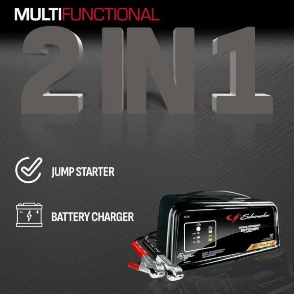 Schumacher Electric 4-in-1 Battery Charger & Starter, 50A, 12V - Image 3