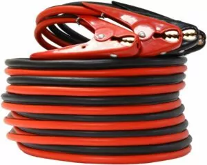 A ABIGAIL Heavy Duty Jumper Cables, Booster Cables 1 Gauge 800A 25 Ft Booster Jump Start Automotive Jumper Cables Kit for Car, SUV, and Trucks with Professional Clamps and Carrying Bag