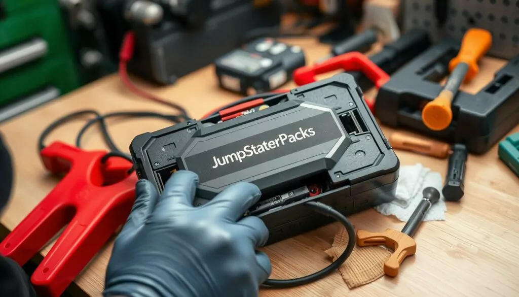 Jump starter inspection