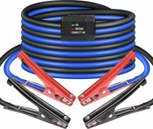 Jumper Cables Kit with Smart Protector for Car, 6 Gauge 16 Feet Booster Cable for Car, Suv and Trucks Battery with Carry Bag