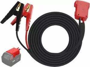 Jumper Cables for Milwaukee M18 Batteries, 8 Gauge 6.5 Ft Car Battery Jump Starter, Heavy Duty Automotive Booster Cables for Jump Starting Dead or Weak Batteries (Battery not Included)