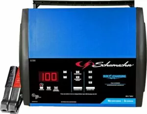 Schumacher Electric 2-in-1 Rapid Battery Charger and Maintainer, SC1304 - Fully Automatic, 15 Amps, 12 Volt and 6 Volt, for Motorcycle, Power Sport, Marine, Car, and Truck Batteries