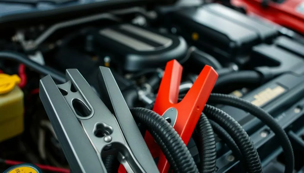 Heavy-duty car battery jumper cables