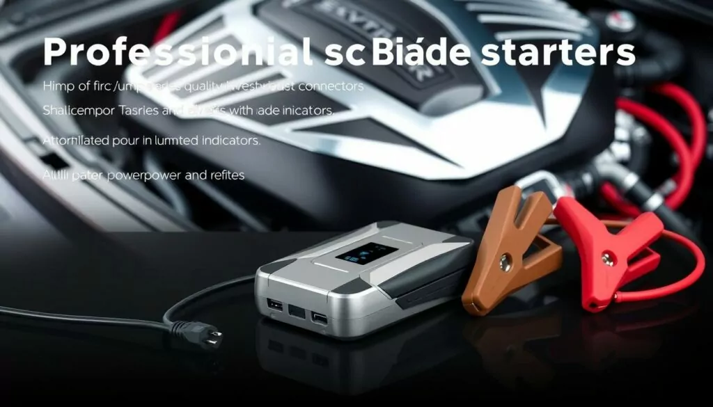 Professional-grade car jump starters