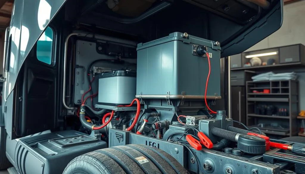 Semi Truck Battery Maintenance