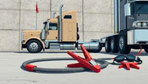 Semi truck jumper cables